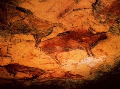 Bison from the Caves at Altamira by Prehistoric
